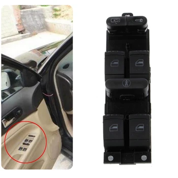 

Window Switch For VW 99-04 GTI Golf 4 Jetta MK4 BORA BEETLE Passat B5 B5.5 Master Power Window Control Switch Button