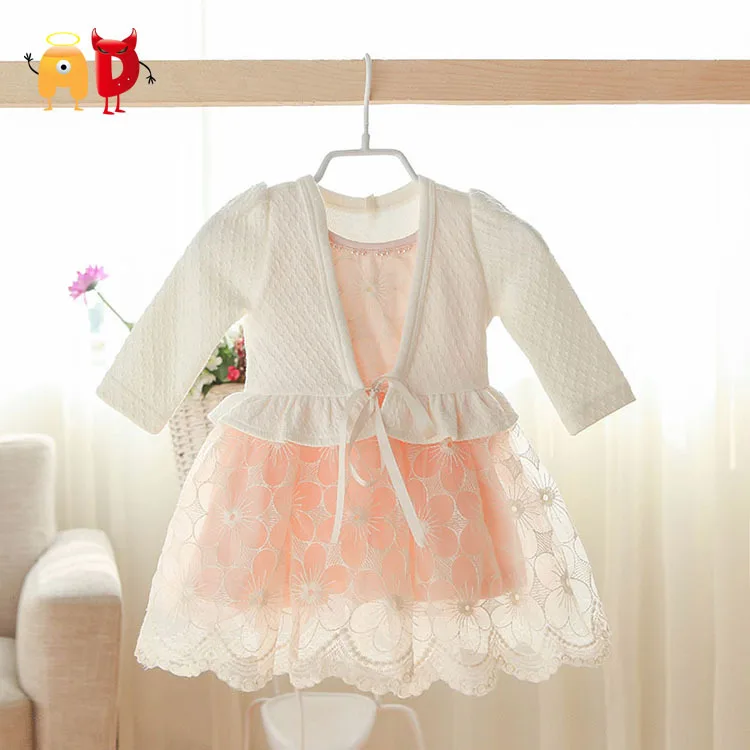 AD 2015 New Baby Dress Elegant Spring Baby Girls Princess Dress