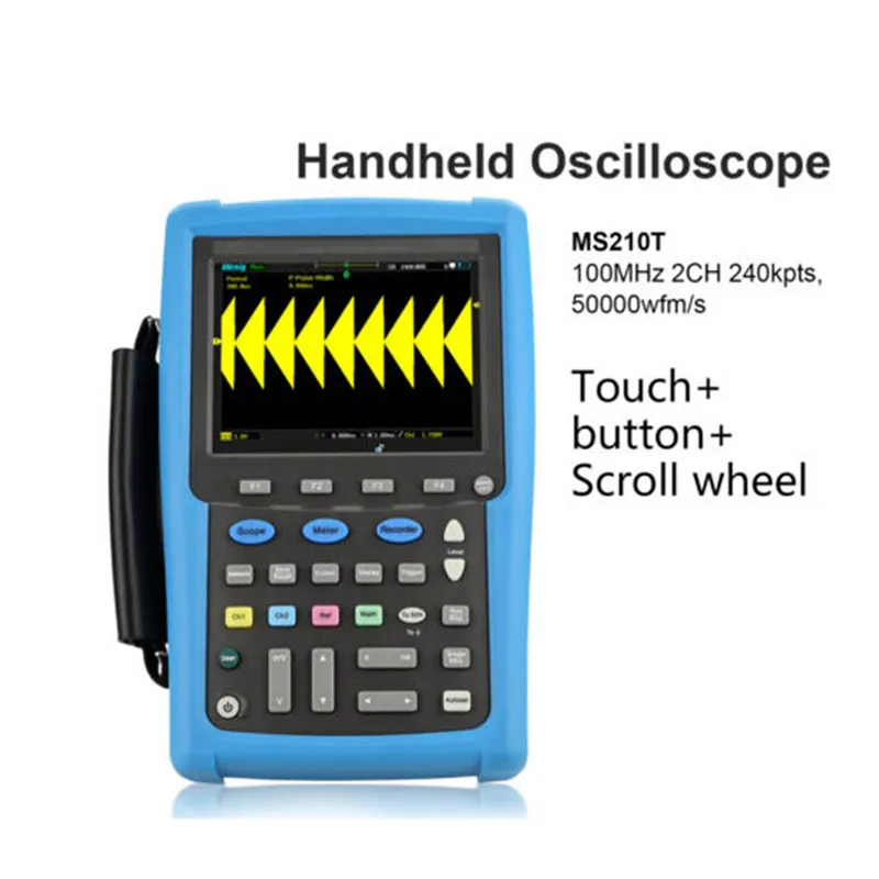 

Micsig MS200 digital handheld oscilloscope 100MHz 2 channels portable multimeter Automotive virtual MS210T 207T MS215T MS220T