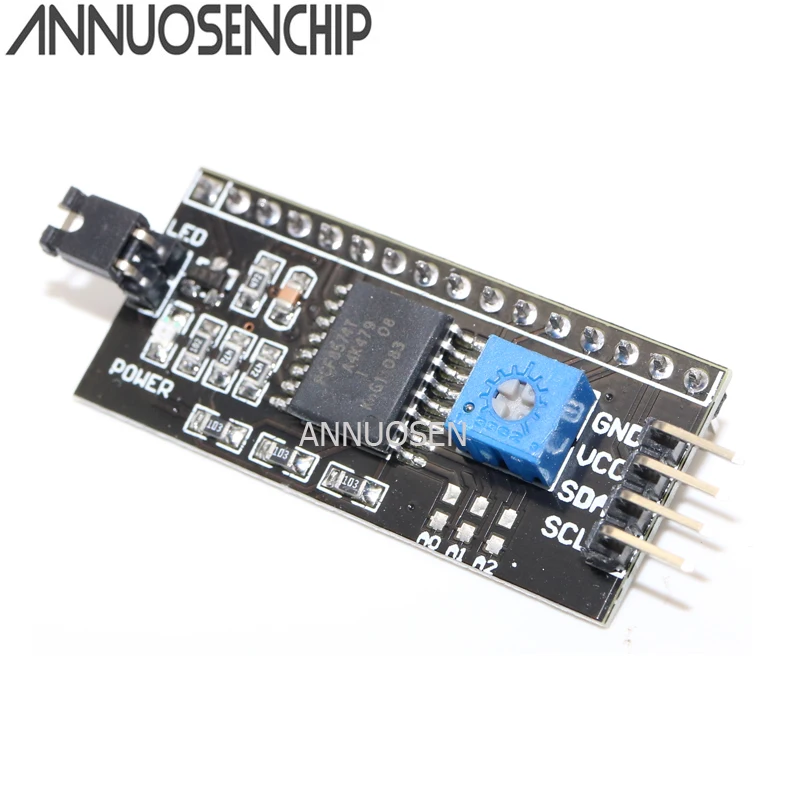 Плата последовательного интерфейса IIC I2C TWI SPI модуль порта для Arduino 1604 2004 LCD1602