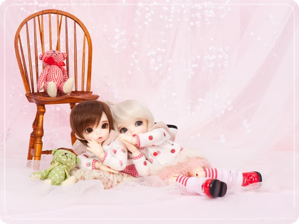 HeHe bjd 1/6 Little Bisou высококачественные резиновые игрушки