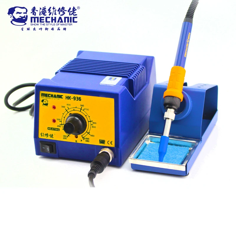 

MECHANIC HK936 110V/220V Lead-free anti-static High end intelligent Rework Soldering Station Iron