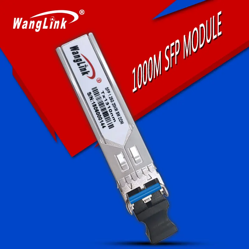 Wanglink SFP модуль Одномодовый Дуплекс LC 20 км 1 25 г Otdr sfp переключатель 1310nm
