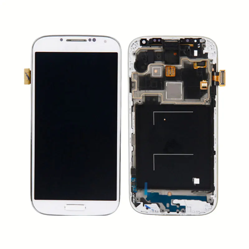 Для SAMSUNG Galaxy S4 i9505 ЖК дисплей сенсорный экран дигитайзер I9500 с рамкой для