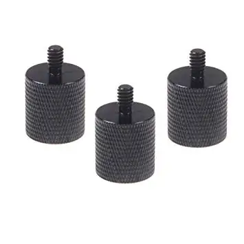 

This item Adasea 3 Pack 5/8"-27 Female to 1/4"-20 Male Screw Adapter Microphone Stand Mount for Camera Stud,Black