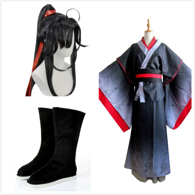 Индивидуальный заказ Wei Wuxian Mo Xuanyu Косплей Grandmaster of Demonic культивирование Костюм Аниме Mo Dao Zu Shi костюм для мужчин и женщин - Цвет: WOMEN