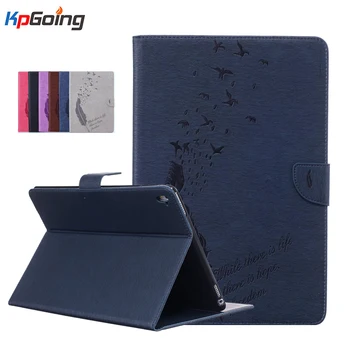 

New Fashion Ultra Slim Smart Case Skin Cover for New IPad Pro 9.7" Cute Feather Print Stand Cases for Apple Ipad Pro 9.7 Fundas