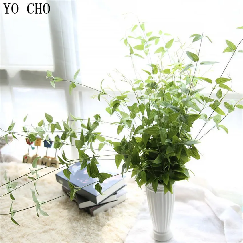 Искусственное растение YO CHO искусственные листья цветов для украшения дома