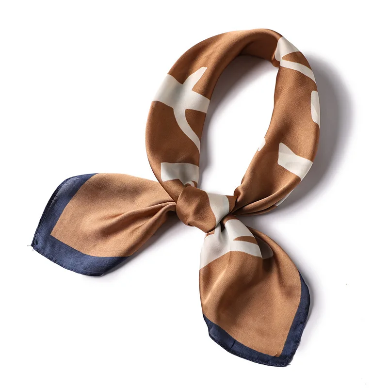 2019 New Women's Silk Scarf Square Soft Shawls Wraps Fashion Print Small Office Scarf Hair Scarf Hijab Foulard Bandana Headscarf 2019 New Women's Silk Scarf Square Soft Shawls Wraps Fashion Print Small Office Scarf Hair Scarf Hijab Foulard Bandana Headscarf