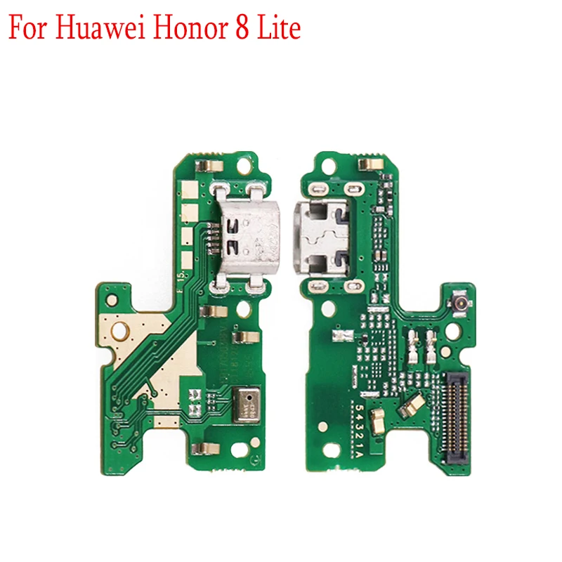 Для Huawei Honor 8 8lite зарядка через usb Нижняя плата Flex док-станция соединительные детали кабель Замена для Huawei Honor 9 Honor 9 Lite - Цвет: For Honor 8 Lite