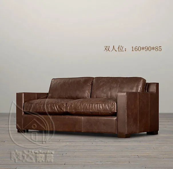 French American Country Retro Leather Sofas Imported Oil Wax Paper French American Country Retro Leather Sofas Imported Oil Wax Paper Art Single Double Trio Corner Sofa In Garden From Furniture On Aliexpress