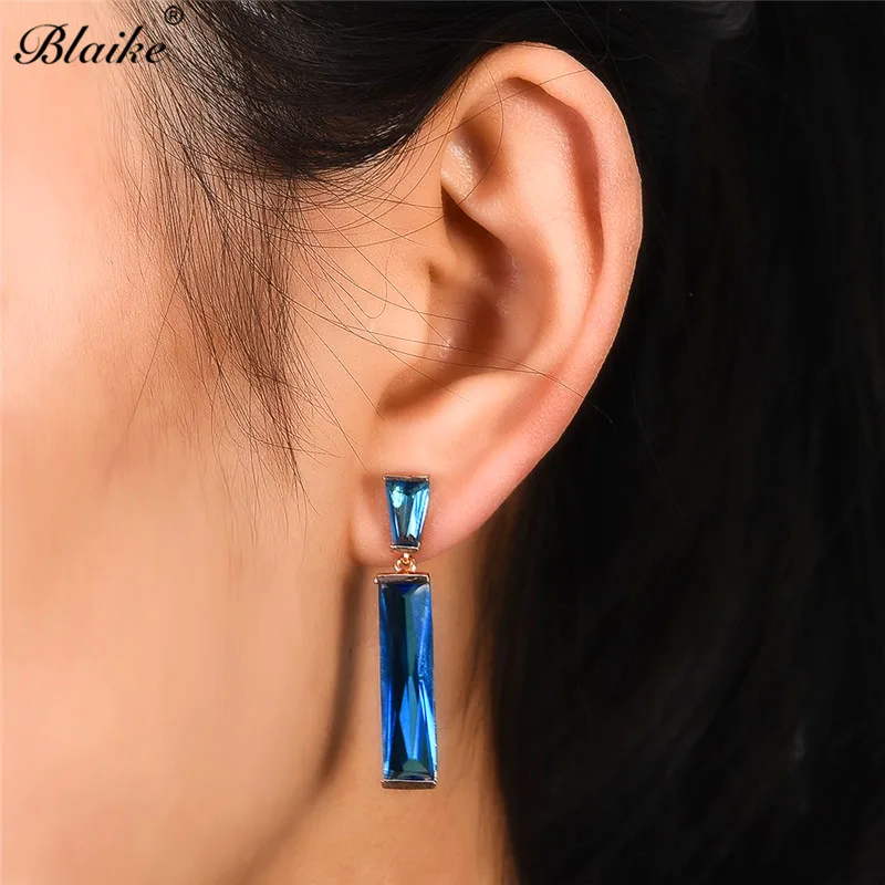 Женские серьги подвески Blaike длинные из