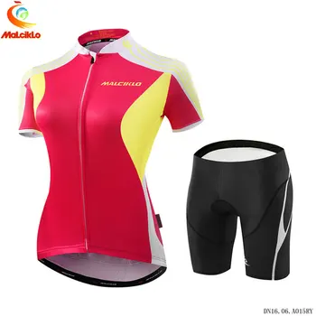 

Big Discount Spring Summer Womens Cycling Clothing 100% Polyester Bicycle Cycling Wear Cycling Bike Clothes Cycling Jersey Set