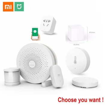 

Xiaomi Mijia Original Smart Home Gateway Door Window Human Body Sensor Temperature Humidity Sensor Switch Zigbee Socket Charger