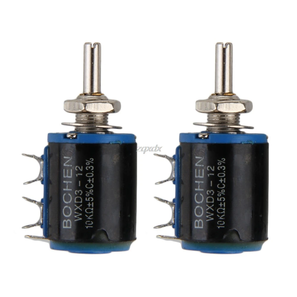 2Pcs WXD3 12 10K Precision Multi Shift Potentiometer Z10 Drop ship-in ...