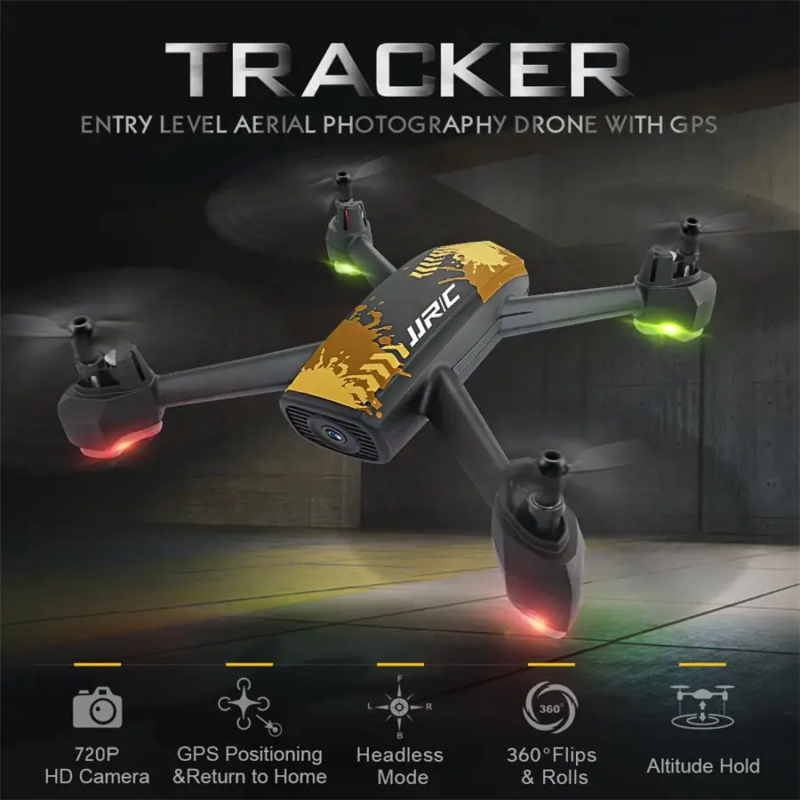 

JJRC H55 TRACKER WIFI FPV Drone With 720P HD Camera GPS Positioning RC Quadcopter phone control drone gifts for boys