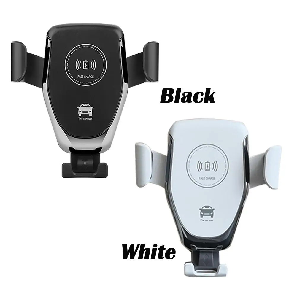 

Car Vehicle Gravity Induction Bracket Wireless Charging Creative Outlet Fast Charger Bracket Phone Holder Vehicular Black