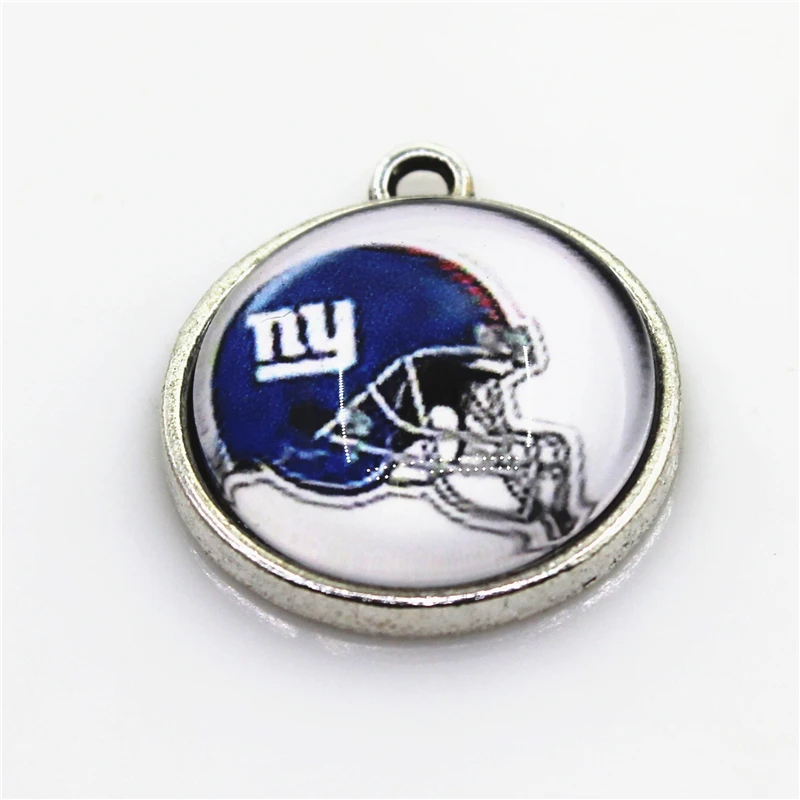 Новое поступление 10 шт. шлем Американский футбол спортивные шармы NY Giants