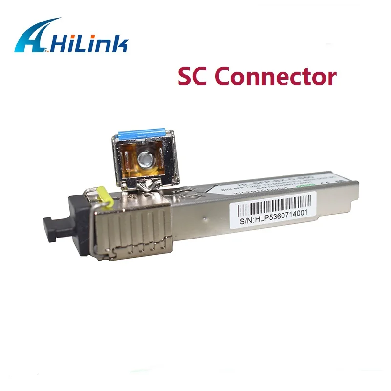 HL-GLC-BX-D/U-40D, 1,25 г bidi SFP 40 км, LC/SC, DDM, Tx1310/Rx1490 Tx1490/Rx1310