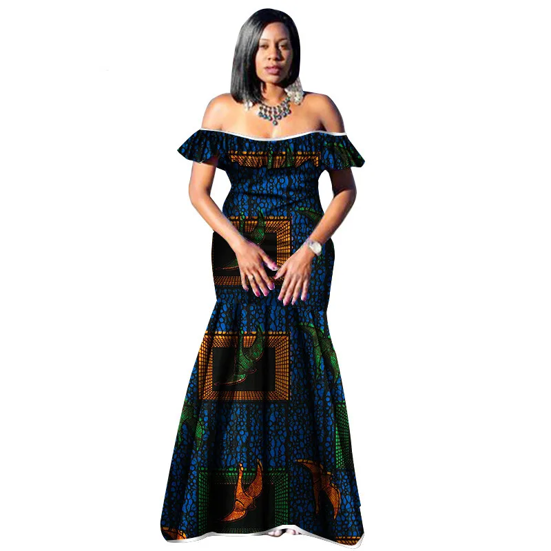 Winter-2017-African-Dresses-for-Women-Bazin-Wax-Print-Plus-Size-African-Clothing-Dashiki-off-Shoulder(3)