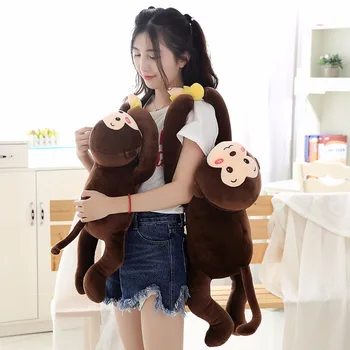 

Bis size Kids Soft Plush Toys Cute Colorful Long Arm Monkey Stuffed Animal Doll Gifts