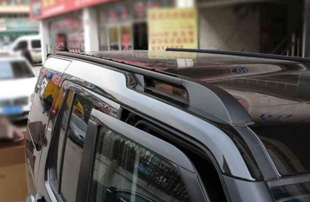 High Quality Roof Rack Bar Rails Fit for Land Rover Discovery 4 LR4 2010 2016 Black Colorin