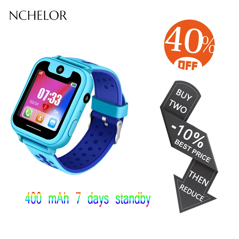 

2018 New GPS Mobile Phone Positioning Fashion Children's Smart Watch 1.54 Inch Color Touch Screen SOS Calling for Kids Safety
