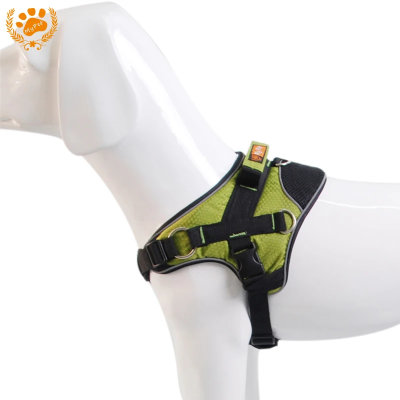 

My pet Reflective Nylon Professional Harness Vest Big Dog Outdoor Training Harnesses Chest Straps Pet products Puppy VC-OHC12002