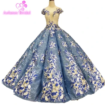 

Lebanon Luxury Prom Gowns Lace Long Prom Dresses Floor Length Empire Abiye Formal Dress Robe De Soiree 2019 New Abendkleider