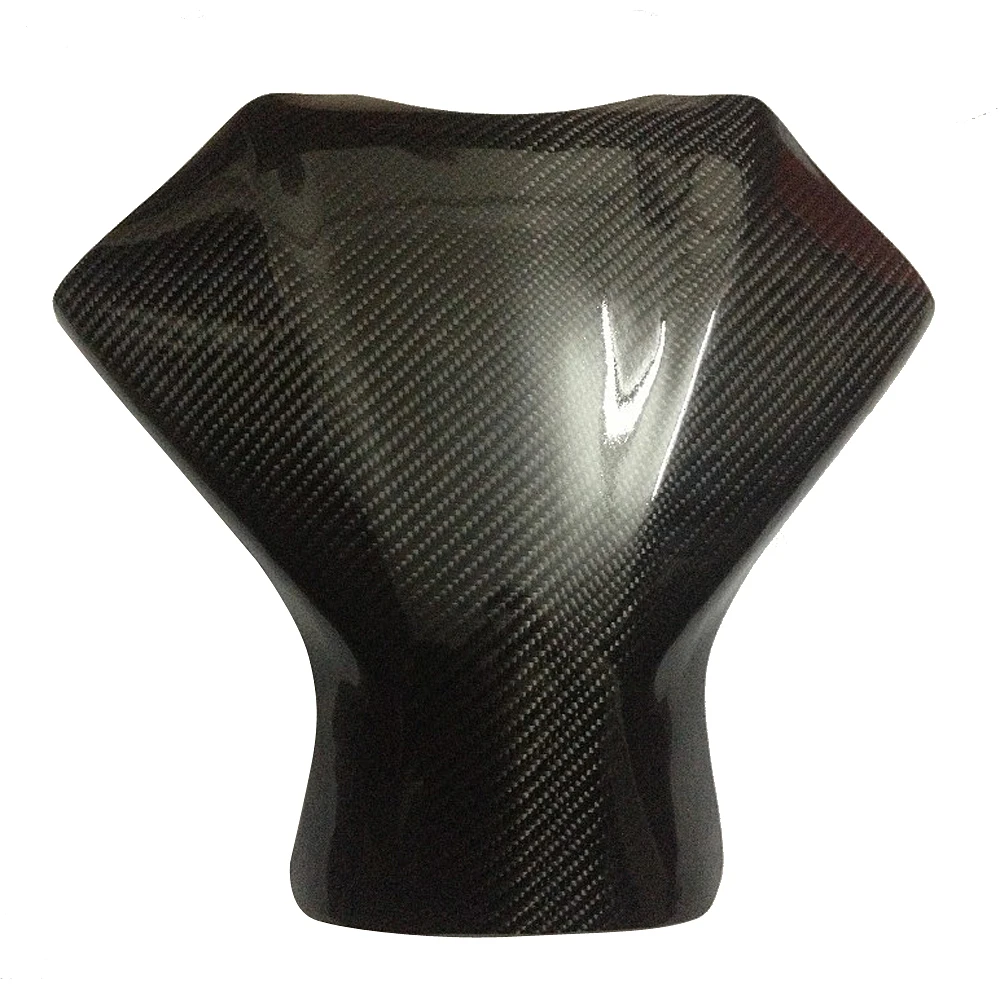 Real Carbon Fiber Motorcycle 3D Fuel Tank Pad Protector Case for