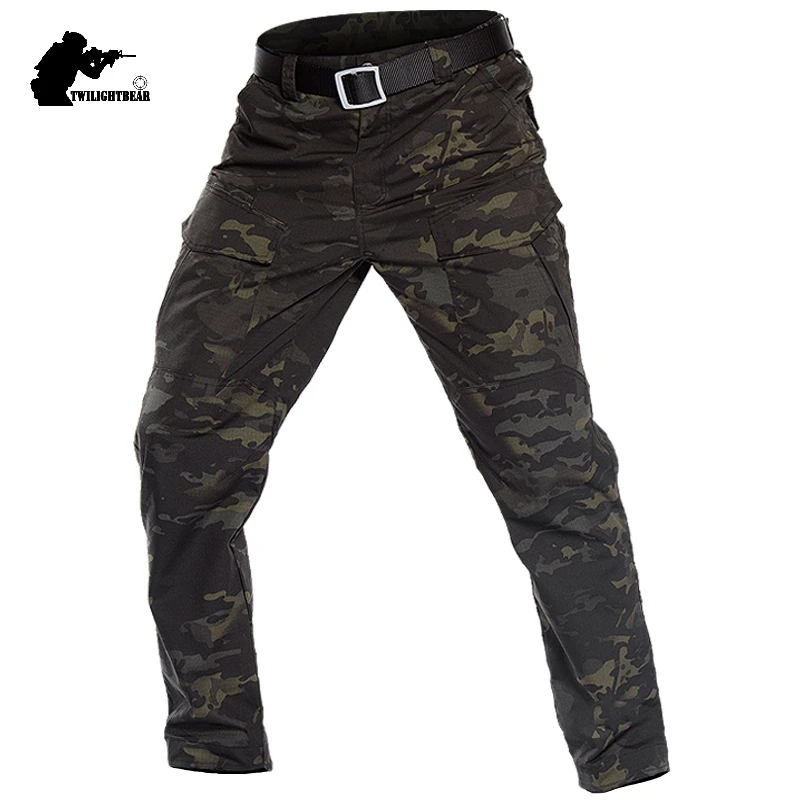 Военные мужские тактические брюки высокое качество водонепроницаемые с