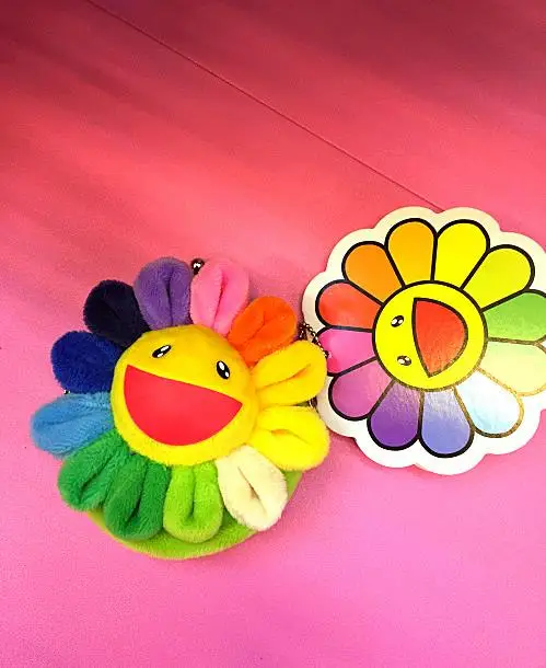 

10pcs Quality Kaikaikiki Kawaii Sunflower brooch lovely coin purse girls Party Favors Christmas Gifts bag wholesale