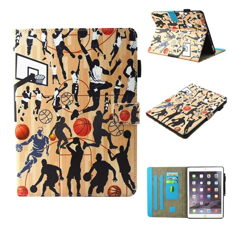 Для iPad Air 2 Air 1 случай 9,7 принципиально Мода г. с принтом из искусственной кожи Smart Cover чехол для iPad 6th поколения Coque