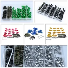Para CBR600RR CBR900RR CBR1000RR CBR 600RR 900RR 929RR 954RR 1000RR 600 F2 F3 F4 F4I F5 Kit de tornillos de carenado tornillos para carrocería tuerca