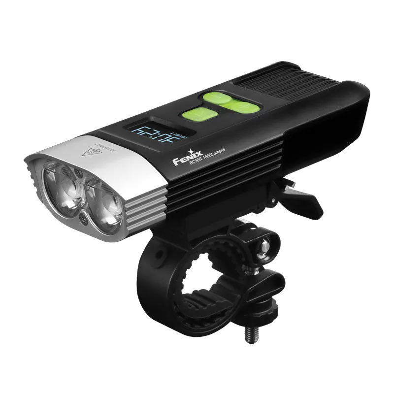 

2017 New Fenix BC30R USB rechargeable bike light 1800 lumens OLED display screen 5200mah battery