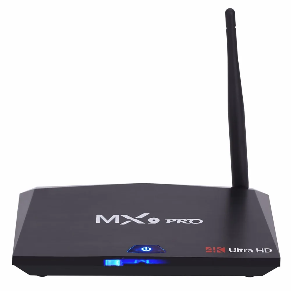 ТВ приставка Smart MX9 PRO BT приставка Android 7,1/8,1 2G16G/4G32G RK3328 четырехъядерный WiFi 4K медиаплеер HDMI 2,0 PK T9