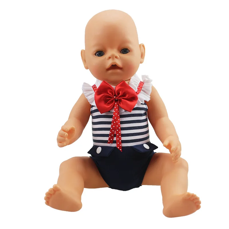 1 пара бикини для куклы одежда подходит 43 см детская кукла одежда и аксессуары детский лучший подарок на день рождения - Цвет: Розовый