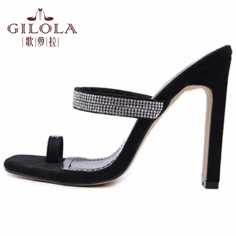 

open toe high heels rhinestone gladiator women sandals spring summer sexy women shoes woman thin heels best #Y0200415Q