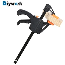 DIYWORK зажим трещотка столярные быстро сжимаются фиксированный зажим деревянная доска зажим быстросъемный