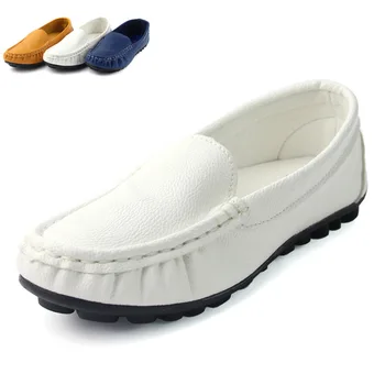 

Fashion Brand Children Shoes Girls Boys Shoes Spring High Quality Leather Kids Shoes Soft Breathable Flat Shoes Boys Loafers