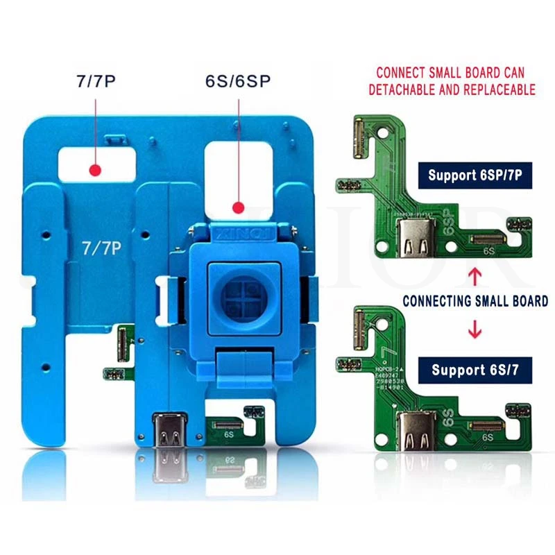 

PHONEFIX Newest JC T7 NAND Flash Drive Repair Tool NAND Test Fixture for iPhone 6 6S 6SP 7 7P Motherboard Repair Tool