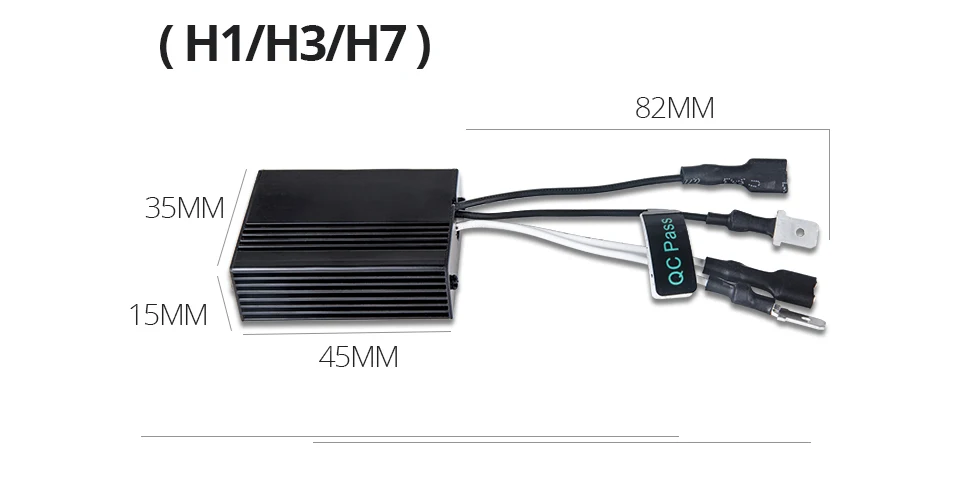 H1 H8 H9 H11 H7 Led Canbus Decoder Warning Canceller Capacitor And Resistor Canbus For Car Headlight Fog Lights 9005 9006 9012 H16 (4)