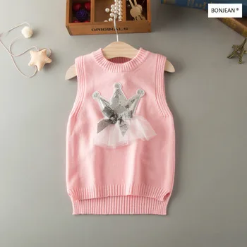 YB60615538 осенний модный детский свитер для девочек, свитер для девочек, кардиган, свитер с лисой, детская одежда для девочек, одежда для малышей