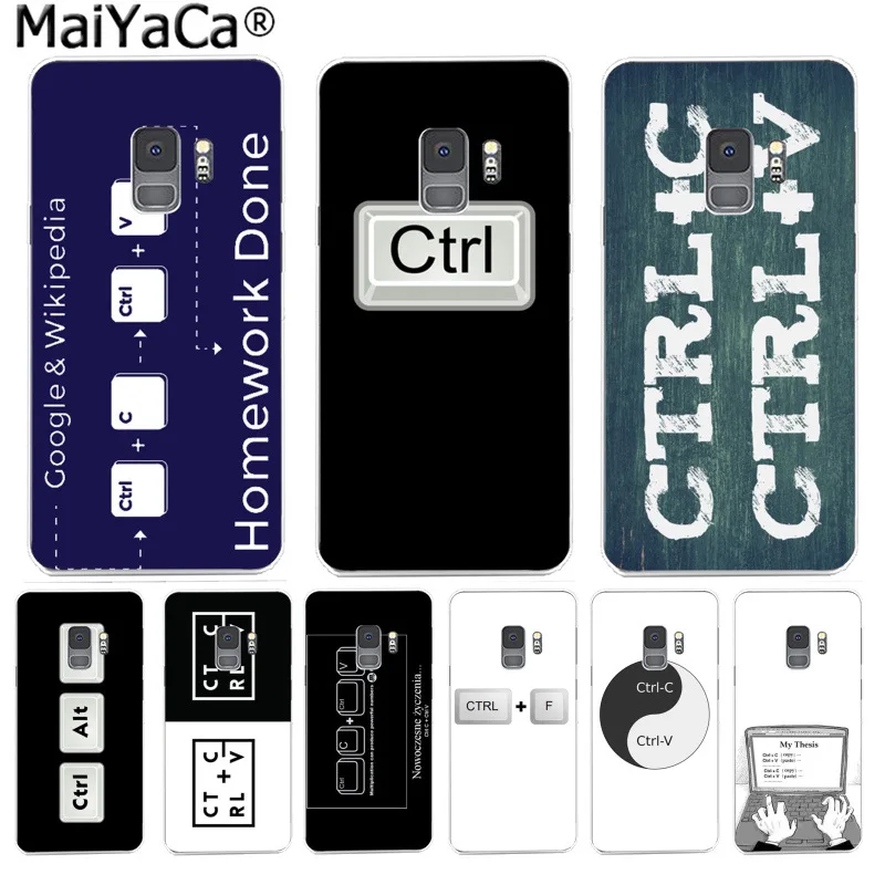 

MaiYaCa Ctrl C And Ctrl V Equals Homework Done Phone Cover Coque for Samsung S9 S9 plus S5 S6 S6edge S6plus S7 S7edge S8 S8plus