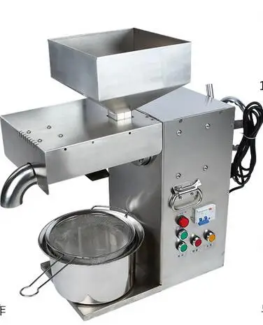 

Commerical outdoor electric cheaper price high oil yield 304 food grade stainless steel commmerical cold oil press machine small
