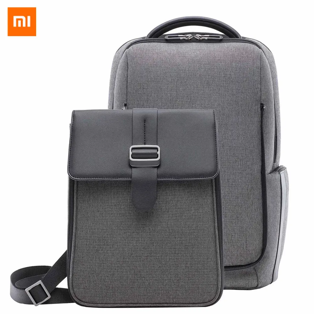 Original Xiaomi Fashion Commuting Backpack Removable Front Bag Big Capacity 15.6 inch Laptop Bag An