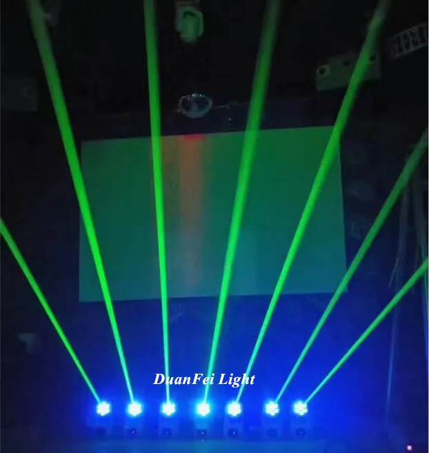 

DunFly DuanFei Light New 2in1 mini dj laser led moving head 6x10W RGBW 4in1 for dj ktv bar club decoration projector