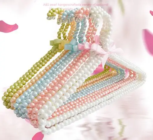

5/10pcs/lot 30CM Children Plastic Pearl Hanger Baby Hangers For Clothes Pegs Kids Plastic Cloth Hanger Child Clothes Rack
