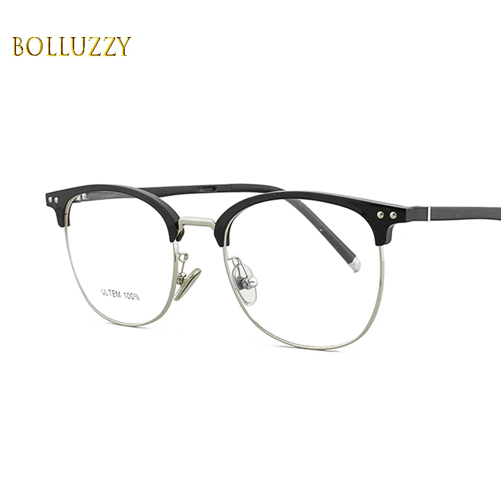 

Ultem Glasses Frames for Men Women Big Eyeglasses frame Light Optical Prescription Eyewear Oversize Vintage Retro Eyebrow Glass