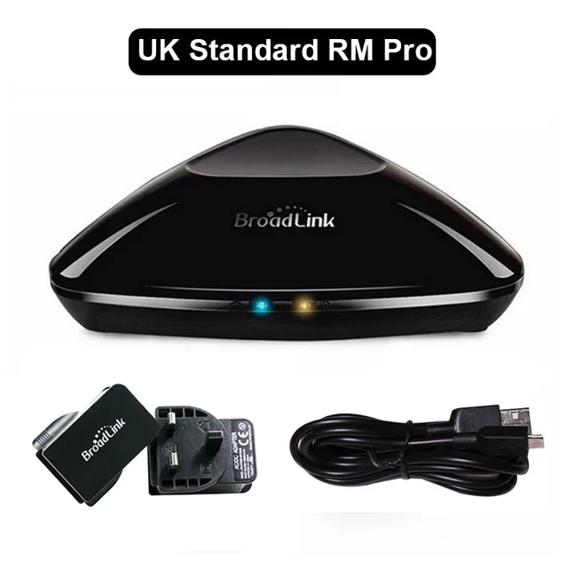 Broadlink RM PRO+ универсальная интеллектуальная поддержка Slimme Domotica WiFi+ IR+ RF Schakelaar Voor IOS Android Tel - Цвет: UK Standard